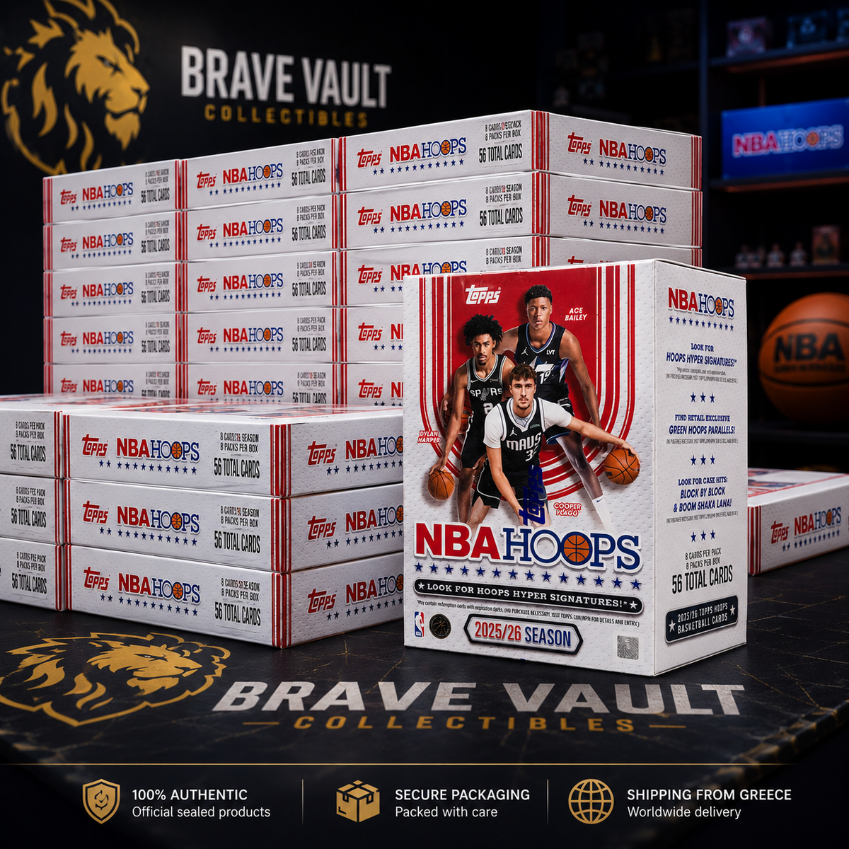 ** Topps NBA Hoops Basketball 2025/26 Value Box**