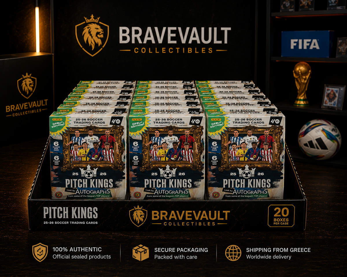 Panini Pitch Kings 2025-26 Soccer Trading Cards Debut Blaster Box